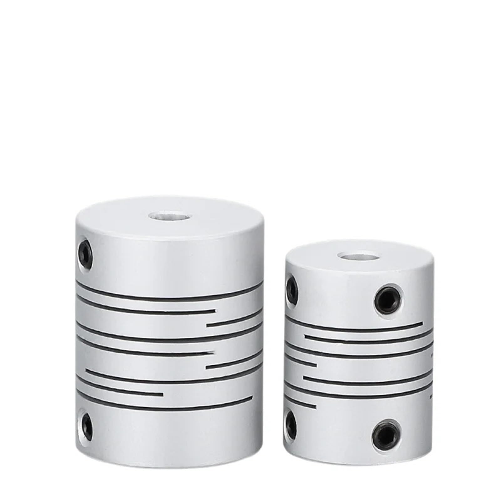 1 pz CI Linea Parallela di Accoppiamento D25L31 6/6.35/7/8/12mm In Lega di Alluminio Stampante 3D Accoppiamento Tipo di scanalatura Giunto A Vite Elastico | 6.35x6.35