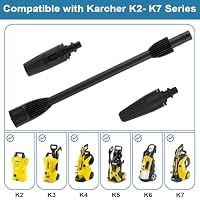 OFFCUP Sprühlanze Verlängerungsstange für Kärcher K2 K3 K4 K5 K6 K7 ABS Kunststoff Hochdruckreiniger Zubehör Düse, Hochdruck Sprühlanze Düse Strahlrohr für Hochdruckreiniger – Ansicht 6