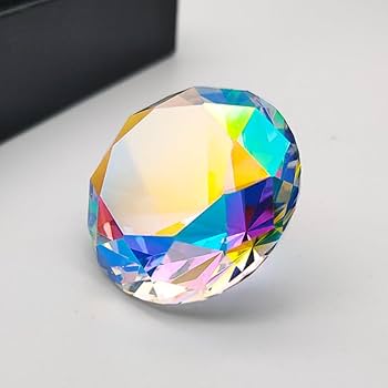 Amazon | 多色透明 水晶 ダイヤモンド クリスタルガラス文鎮