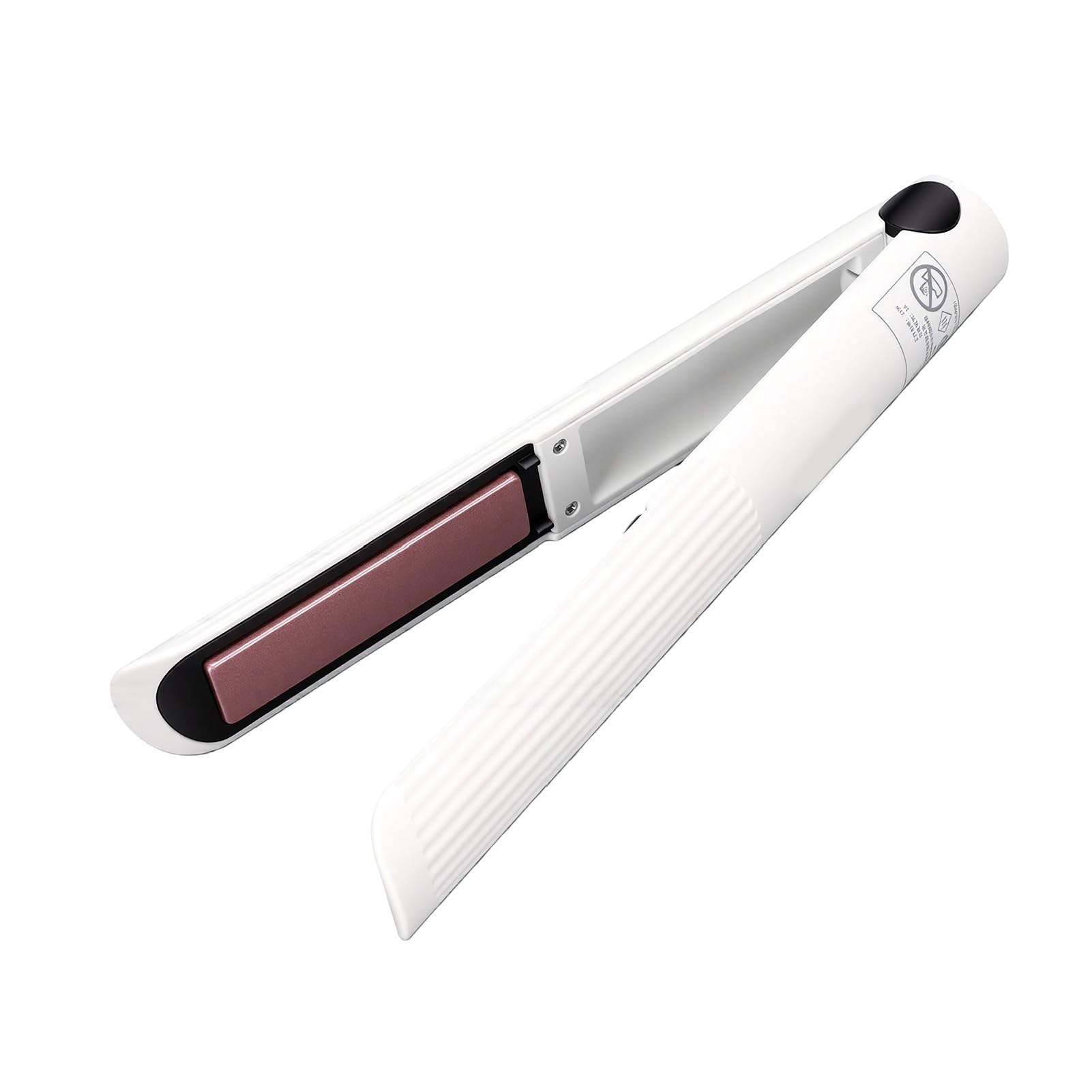 Plancha de Pelo Mini para Viajes, Alisador Inalámbrico Recargable por USB con Calor Constante PTC, 3 Ajustes de Temperatura para Cabello Fino, Normal y Grueso (WHITE)