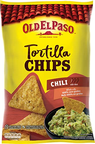 Old El Paso - Tortilla Chips Crunchy Chili 185 g Cover