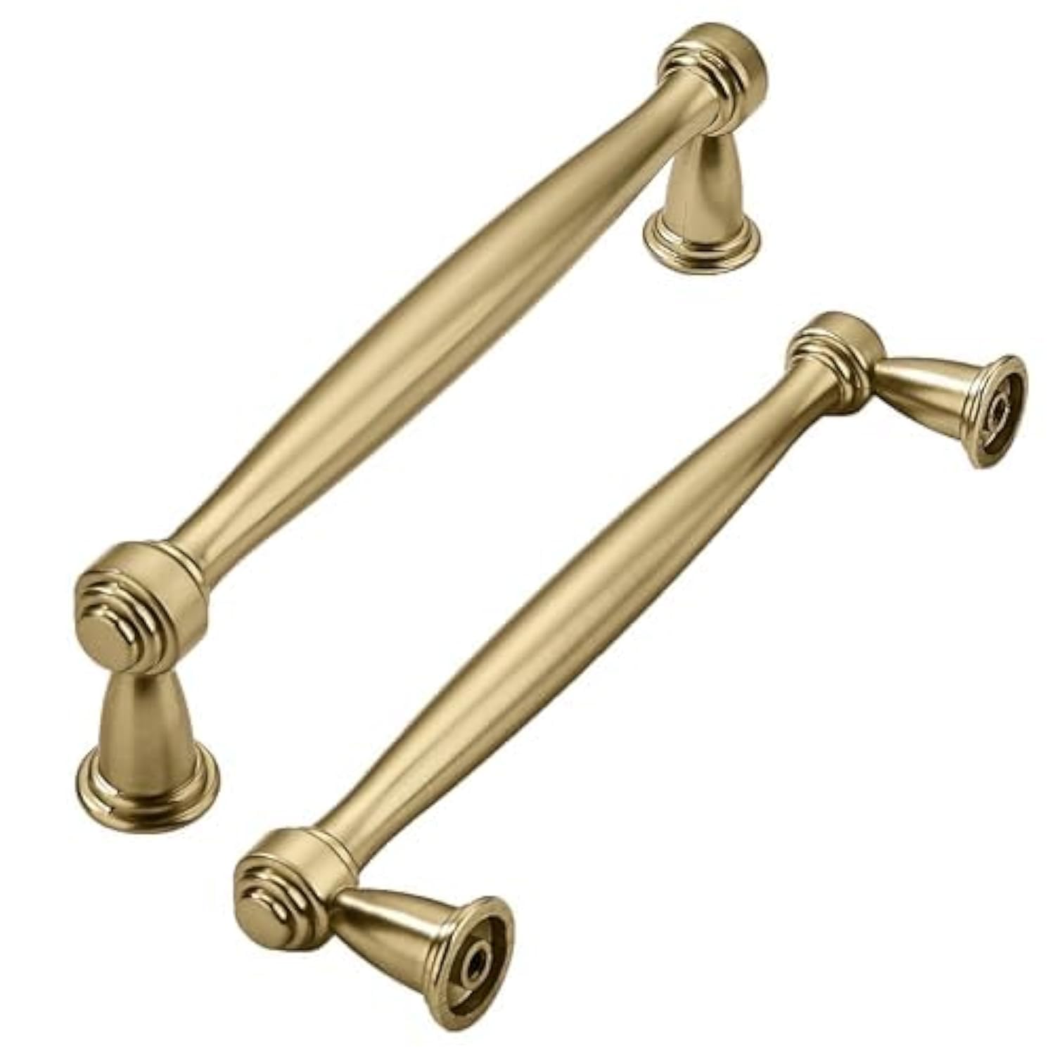 khtumeware 10 Pack 3 Inch(76mm) Champagne Bronze Cabinet Pulls, Champagne Brass Kitchen Cabinet Handles Gold Kitchen Cabinet Hardware for Cupboard Drawer Handles Dresser Pulls — image 1