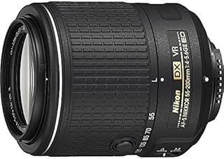 Nikon 55-200mm f/4-5.6G VR II DX AF-S ED Zoom-Nikkor Lens (Renewed)