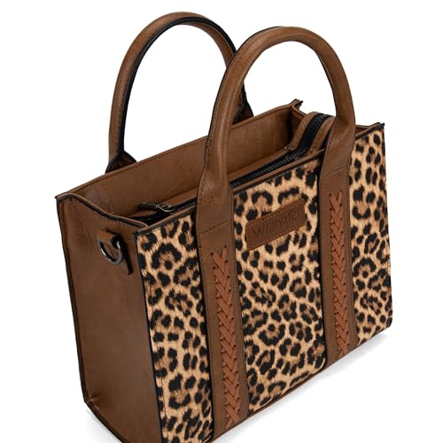 Bolso Tote con Estampado Leopardo y Monederos Pequeños para Mujer miniatura 7