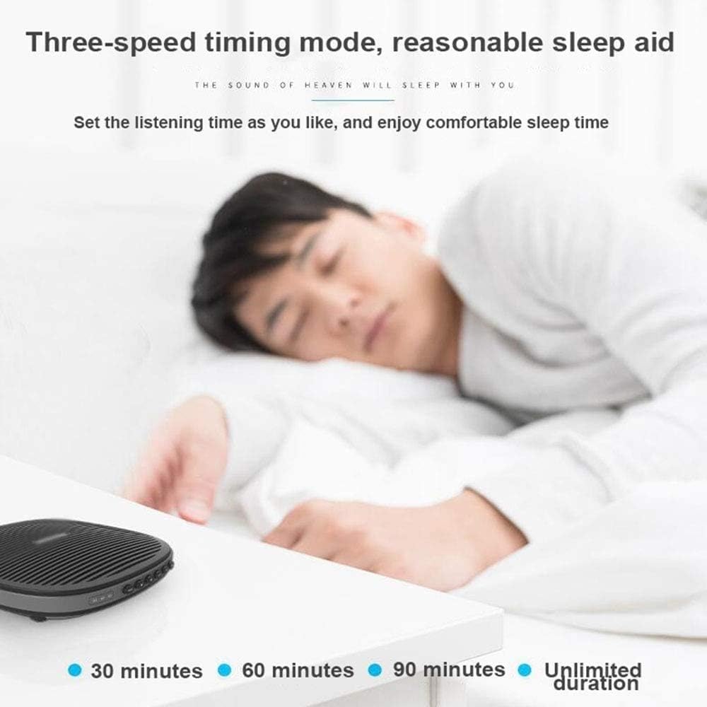 Máquina de Ruido Blanco, máquina de Sonido for Dormir, máquina de Sonido for Dormir for la relajación del sueño del bebé, función de Memoria, Terapia de sueño de Sonido Relajante sin Bucle for