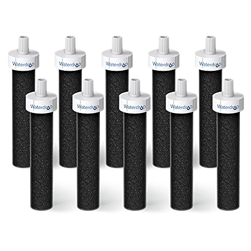 Waterdrop Water Bottle Filter, Replacement for Brita BB06, Brita Hard Sided, Sport and Stainless Steel Bottle Filter, 10 Count