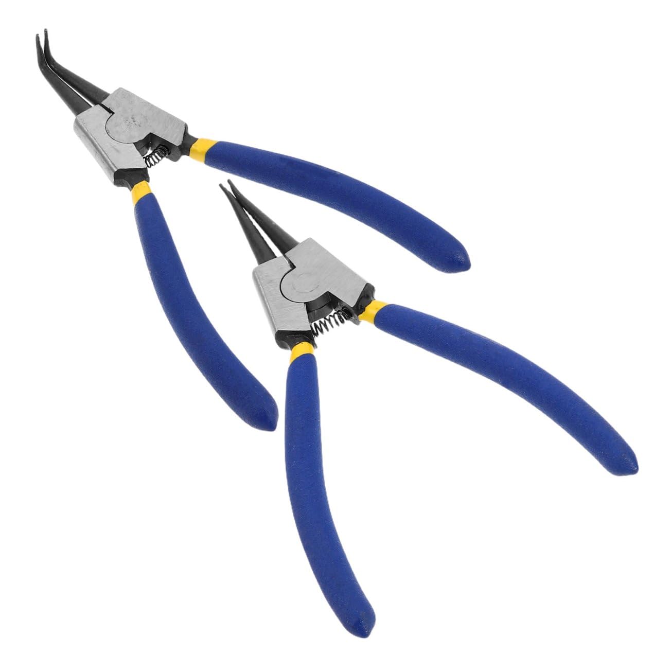 Pince à circlips Mikikit de haute précision avec bec coubé résistant pour atelier auto