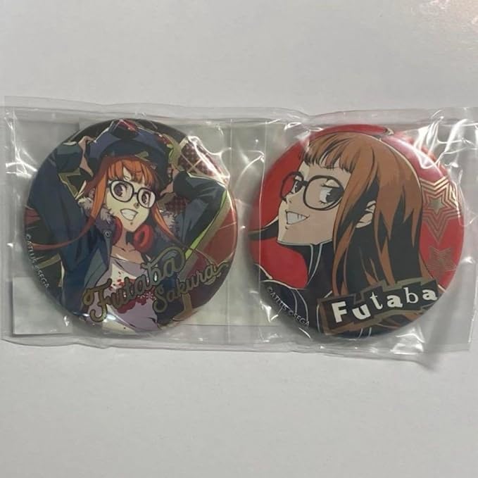 ペルソナ　ペルソナ5 ロイヤル　楽天コレクション メタル缶バッジ　佐倉双葉　ナビ ペルソナ ペルソナ5 ロイヤル 楽天コレクション メタル缶バッジ 佐倉