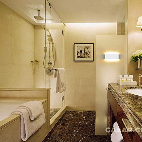 KAWELL 20W Modern Wall Lamp LED Wall Light Up Down Aluminum Wall Wash Lights Waterproof IP65 Outdoor Indoor for Bedroom Living Room Bathroom Stairs Porch Corridor Hallway, White 3000K - Image 4