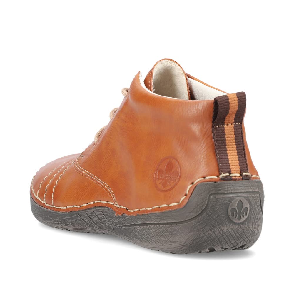 Rieker Damen Bequemschuhe 52532, Frauen Schnürhalbschuhe