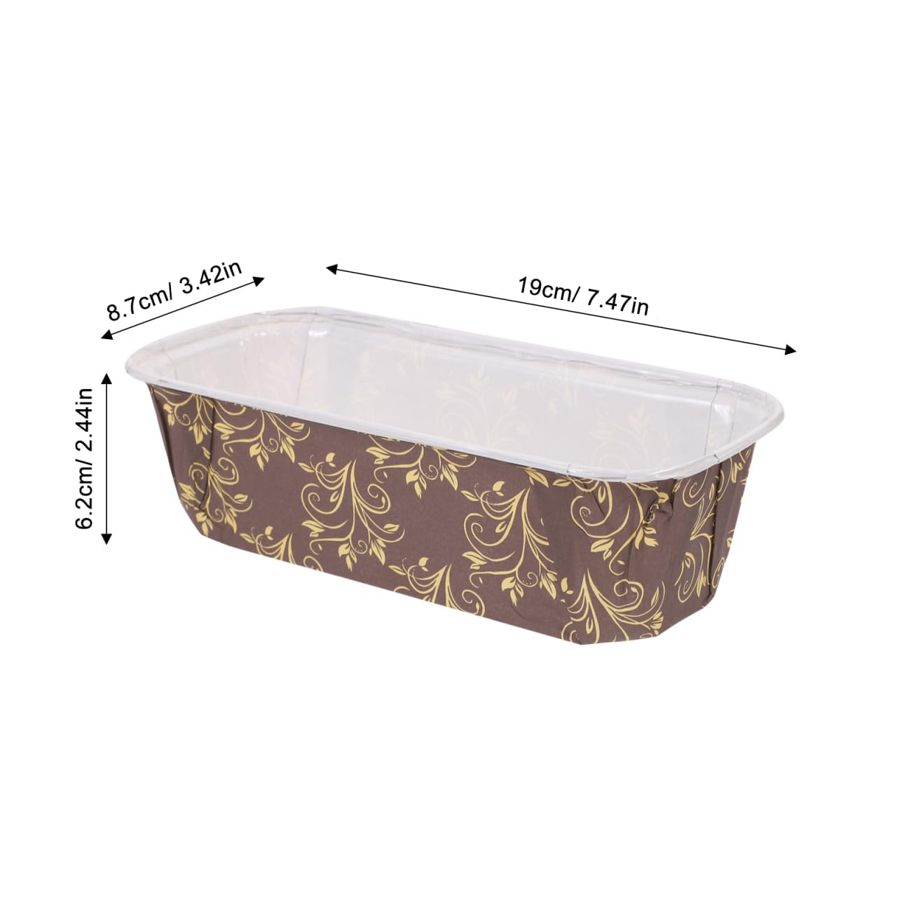 Housoutil 50 Supports À Gâteau En Papier Sulfurisé Résistants À La Chaleur Forme Bateau Pour Pâtisserie Desserts Pains Jetables Biodégradables Ustensiles De Cuisine