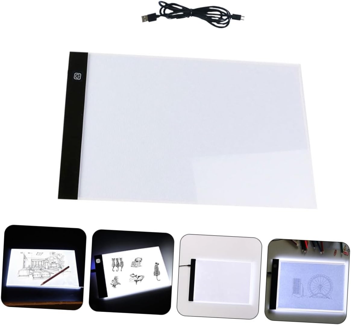 Gogogmee LED Copy Board Drawing and Tracing Light Box USB Rechargeable Portable Sketching Pad for Artists Calligraphy Sewing and Animation Projects