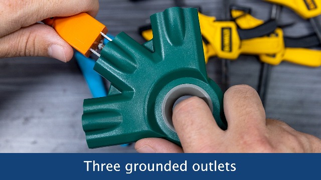 Philips EZGrip Outdoor Extension Cord with Multiple Outlets