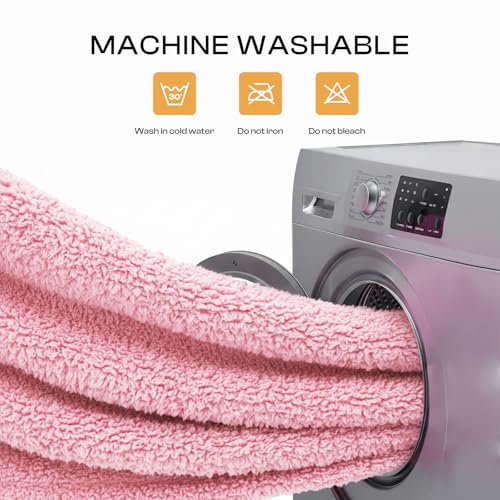 Image of Luciphia 1 Pack 3 Calming Dog Blanket Fluffy Premium Fleece Pet Blankets Soft Sherpa Throw for Dogs Puppy Cat Pink Small (23 inch x16 inch)