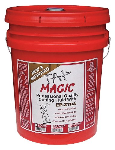 Tap Magic 10640E Fluid with Ep-Xtra, 5 gallon, Yellow (Pack of 5)