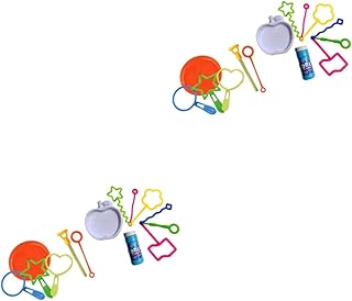 Gadpiparty Bubble Maker Tray 28 pcs Mini Bubble Blower Toys Bubble Sets Bubble Maker Toys for Children Kids (No Bubble Water in Bubble Bottle) Giant Large Wands