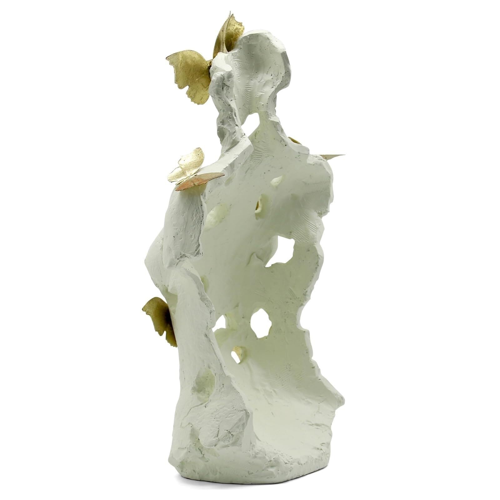 Regalos de cumpleaños Estatua y Escultura de Busto Femenino, decoración artística estatuilla Dama, Adorno estético Esculturas y decoración para el hogar(Beige)