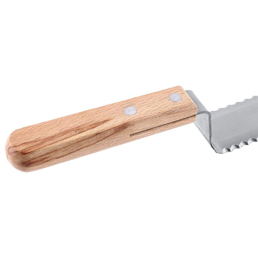 Extracteur de miel, lame dentelée 280mm lame dentelée, outil d'apiculture extracteur de couteau décapeur grattage miel bricolage