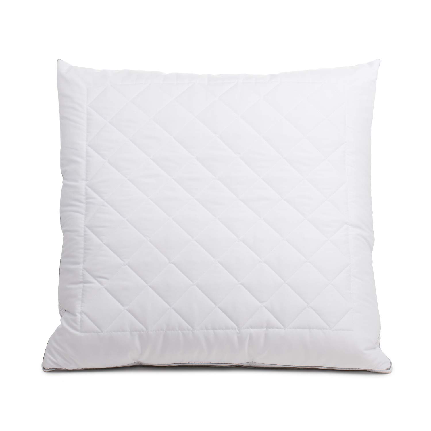 Gözze - Cuscino con Imbottitura di 300 g e Fascia di Aerazione, Include Custodia per il Trasporto, 100% Poliestere, 80 x 80 cm - Bianco