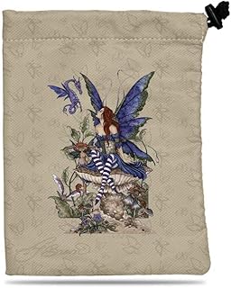 Ultra PRO - Amy Brown Bottom of The Garden Treasure Nest, Perfect As a Dice Pouch, Dice Bag Perfect for On The Go, Store Up to 100 Gaming Dice and RPG Game Accessories