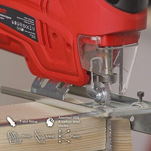 Amtech M1850 10 Piece mixed jigsaw blades with T-slot fitting