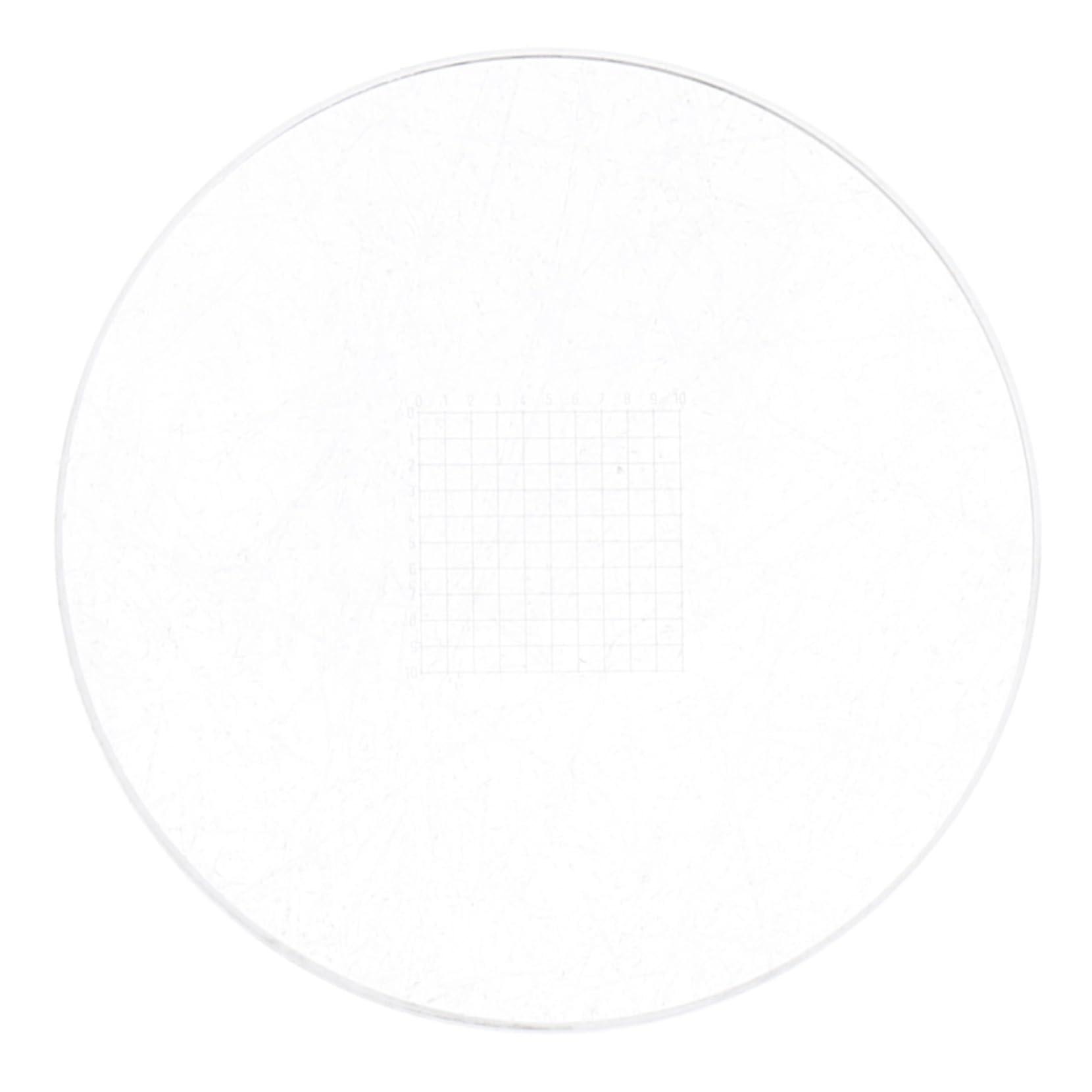 KICHOUSE Glass Eyepiece Micrometer for Light Microscope Calibration Tool Net Shaped Ruler for Precision Measurement