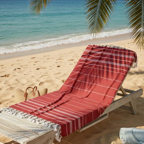 MyStilo® XXL Saunahandtuch Hamamtuch - Großes, Weiches Badetuch 100x200cm, Schnelltrocknend - Premium Strandtuch, Beach Towel… – Ansicht 4