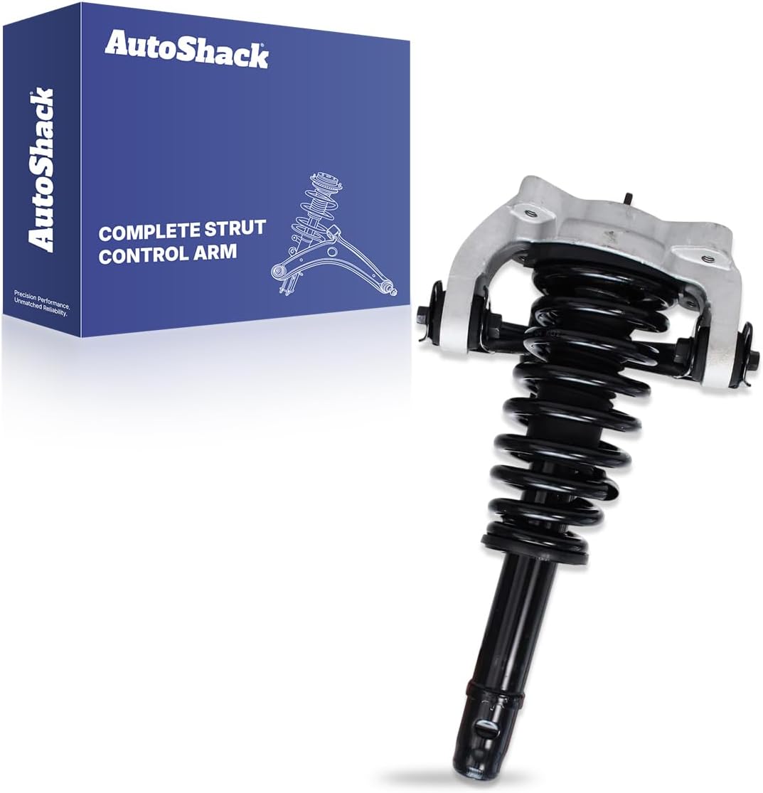 AutoShack Front Right Complete Strut & Coil Spring Control Arm Replacement for 1999-2006 Chrysler Sebring 1999-2006 Dodge Stratus 1999-2000 Plymouth Breeze 2-PC