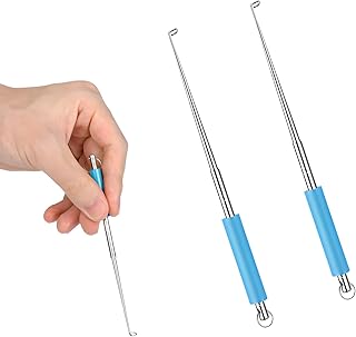 MYHOGOOD 2 Pcs Fishing Hook Remover, Stainless Steel Quick F