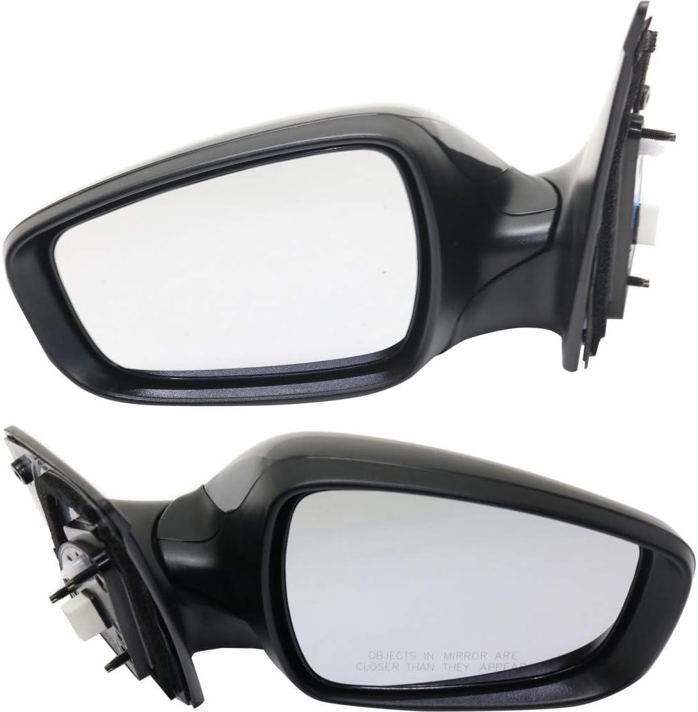 For Hyundai Elantra GT Mirror 2013-2017 Driver and Passenger Side Pair/Set | Paintable | Manual Folding | Power | Heated | HY1320241, HY1321241 | 87610A5210, 87620A5060