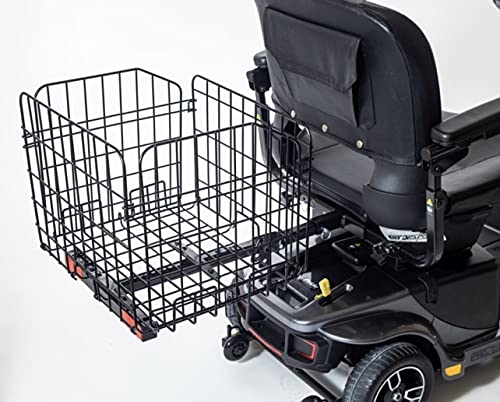 Large Rear Basket Heavy Duty Foldable Design Accessory For Pride Mobility & Golden Scooters #TOP5
