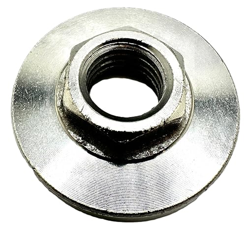 Pro-Graad 5/8-11 Angle Grinder Flange Nut, Hex Flanged Replacement Lock Nut, Locking Fastener Upper Pressing Plate Nut for 5/8”-11 Angle/Side Grinders