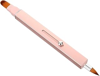 WOONEKY Portable Lip Makeup Brush Double-ende...
