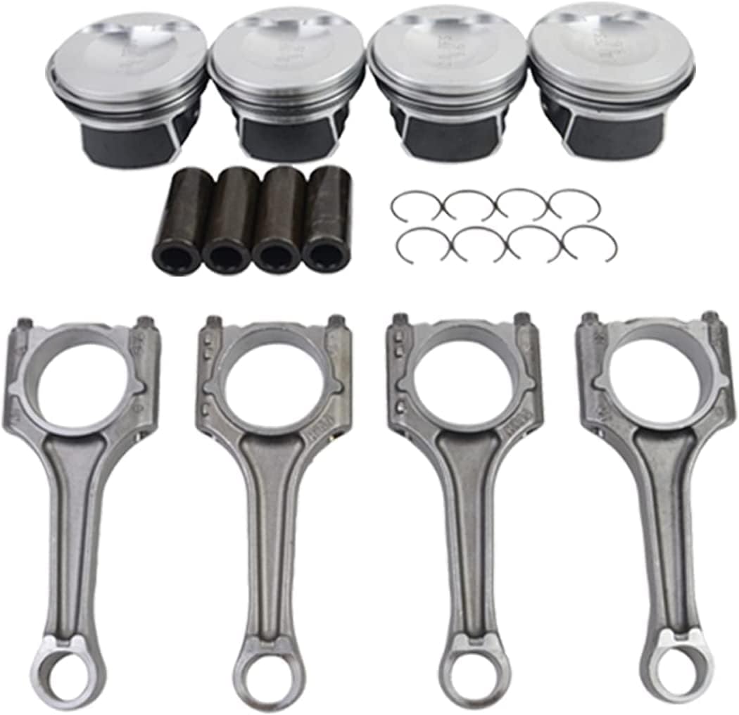 Engine Piston Rods Timing Chain Kit Replacement for 2008-2015 Audi A4 A6 Q5 TT VW Jetta Tiguan Golf GTI Passat CC 2.0T 06H109469T 06H109469AD