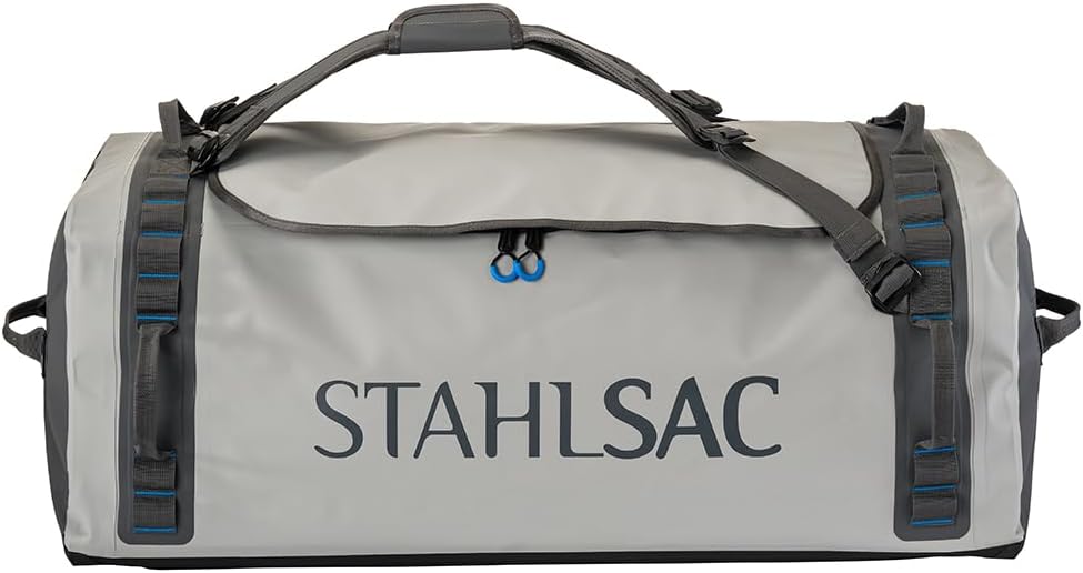 STAHLSAC Abyss Duffel Bag: Waterproof bag for travel, dive gear. 50L Orange
