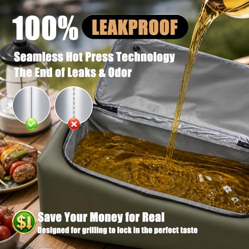 Image of BBQ Blanket for Resting Meat, 270 Opening Leak-Proof Insulated Meat Resting Bag with Butcher Paper, BBQ Brisket Blanket for Pork Shoulder /Steak /Turkey, Smoker Grilling Accessories Gifts for Men /Dad