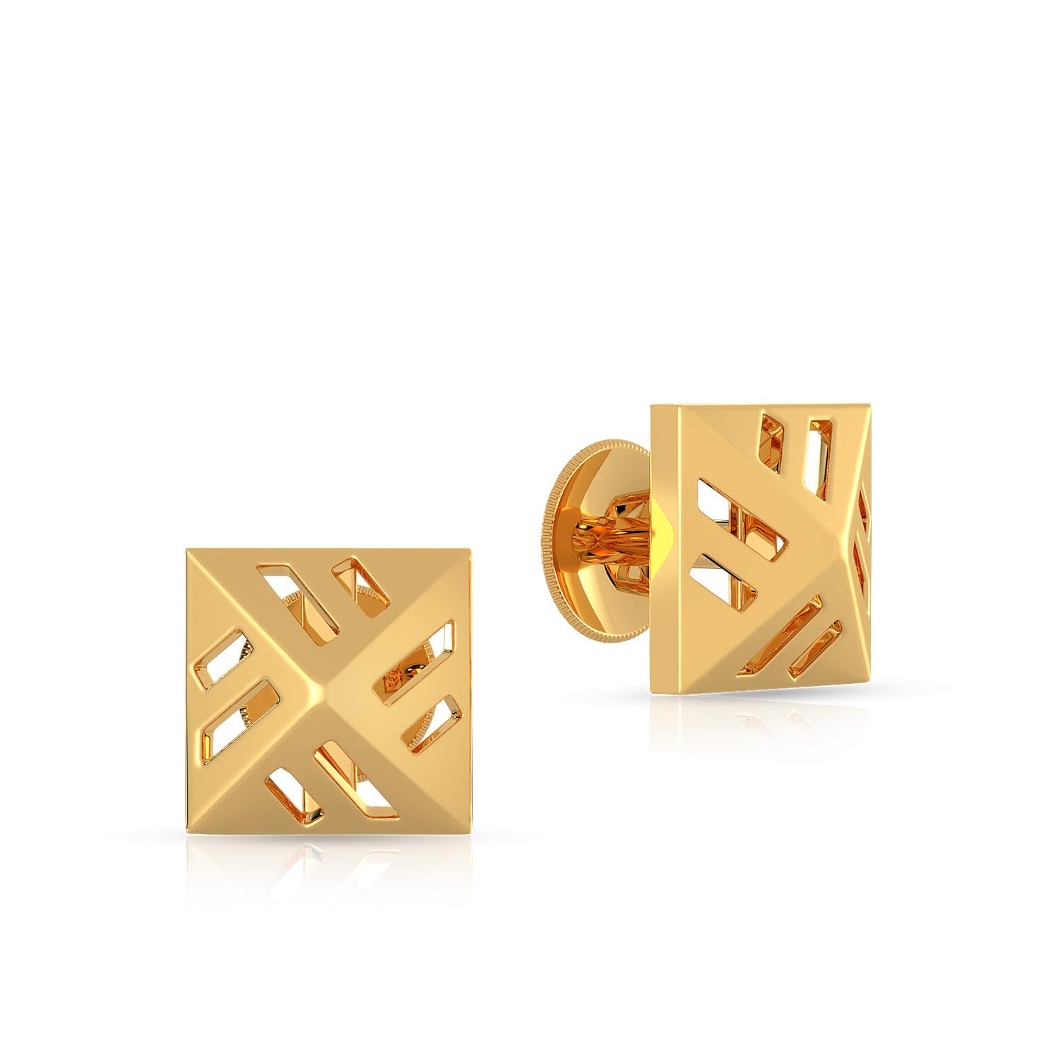 Malabar Gold & Diamonds 22 KT (916) BIS Hallmark Yellow Gold Earrings for Women, Girls and Kids (B09327SP88) Amazon Price History, Amazon Price Tracker
