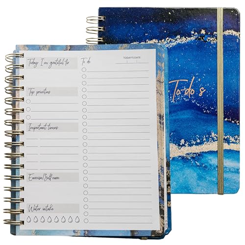 Carnet de notes quotidien non daté 302 pages pour organiser vos tâches sans stress