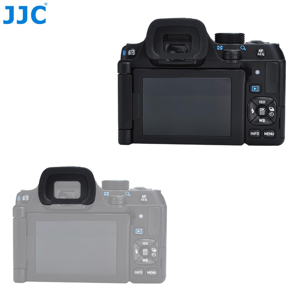 (2 sztuki) okular muszli ocznej JJC z miękkiego silikonu do Pentax KP, K5, K5II, K5IIs, K-7, K-S1, K-S2, K30, K50, K-70, K500 zastępuje kubek do oczu Pentax FR