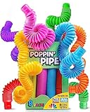 BUNMO Pop Tubes Large 8pk | Toddler Toys Loved by The Whole Family | US Based | Stimulating & Imagin