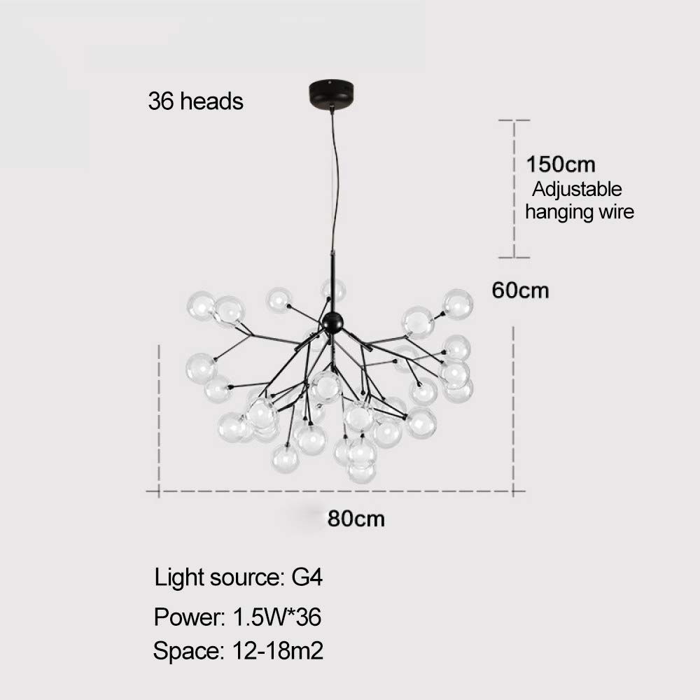 Ideal Lux Lucciola Lampada Led a Sospensione con Diffusori Sferici