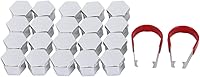 Vista 2 de Herramientas de reparación de neumáticos y ruedas, 20Pcs Rueda Lug Tuerca Perno Hub Tornillo Cubierta Neumático Decoración Protectora