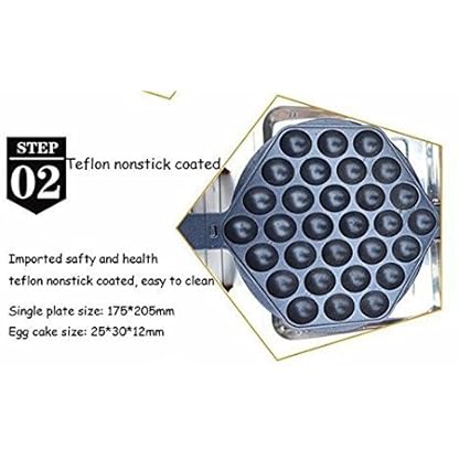 FY-6E Elektrische kommerzielle Mikrocomputer-Eier-Eier, Waffeleisen, 220 V – Bild 6