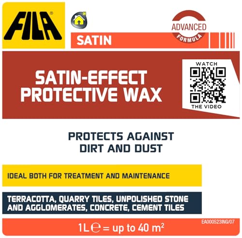 FILA Surface Care Solutions Fila Professional Satin Effect Protective Wax, 1L - Image 3