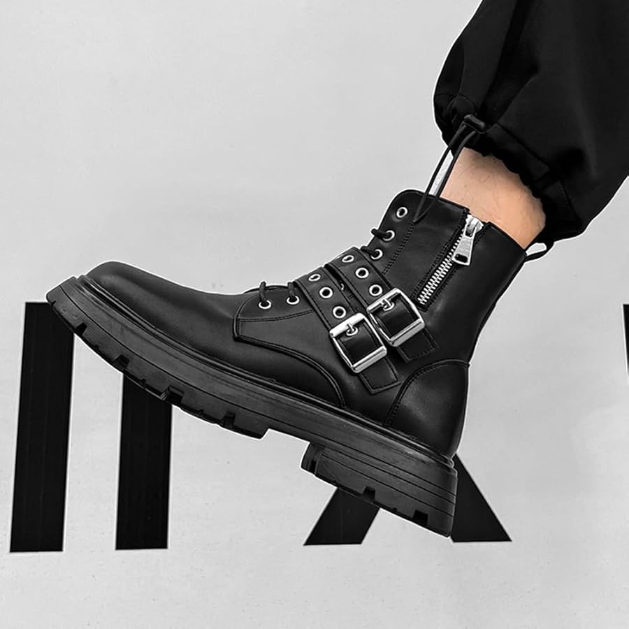 ★ANELLクラシック★ゴルフ用★ショートブーツ レザー サイドジップ 2353_000.jpg