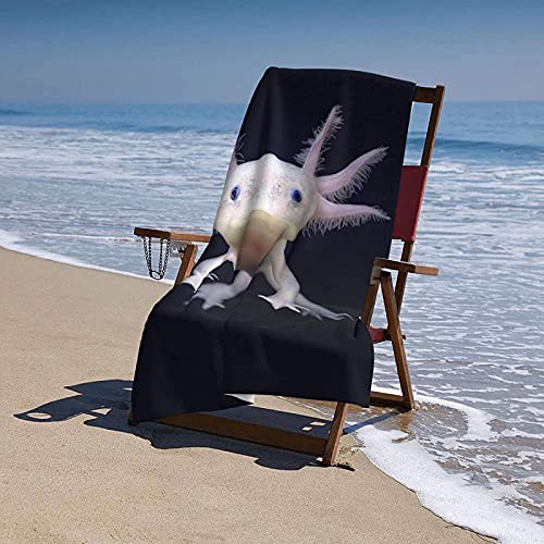 Epushow Lovely Axolotls Beach Towel Super Thick Bath Towel Swimming Pool Soft Blanket #TOP6