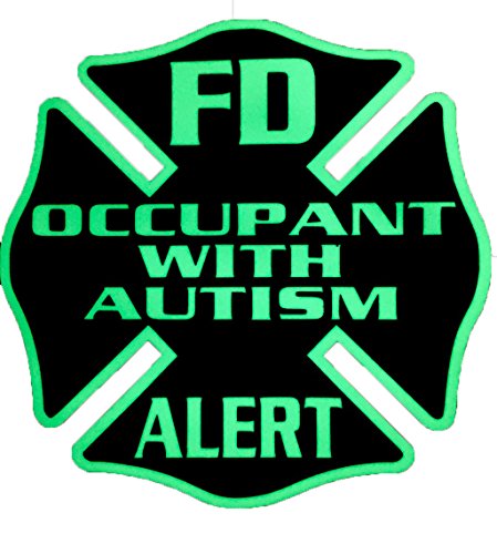 IdentiFire® Occupant with Autism Safety Decal for car/Truck/Home