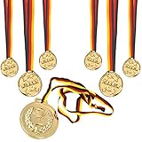 KSS 6 X große Gold Medaillen + 1 X Gold Medaille Mega groß ! Für Kindergeburtstag Tombola MItgebsel Mitbringsel