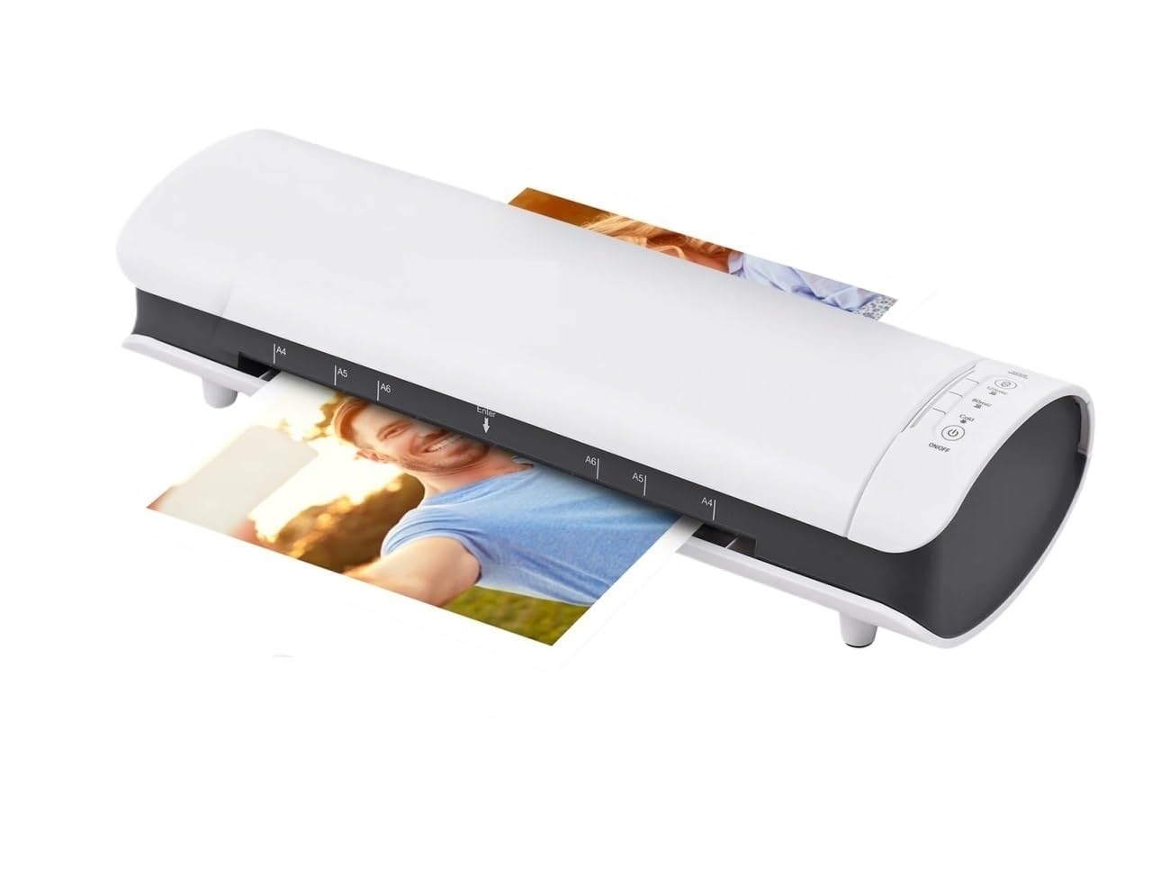 Macchina per laminazione, SL988 Set di macchine plastificatrici da tavolo formato A4 6IN1 Laminazione a caldo e a freddo multifunzionale for buste di plastificazione A4/A5/A6