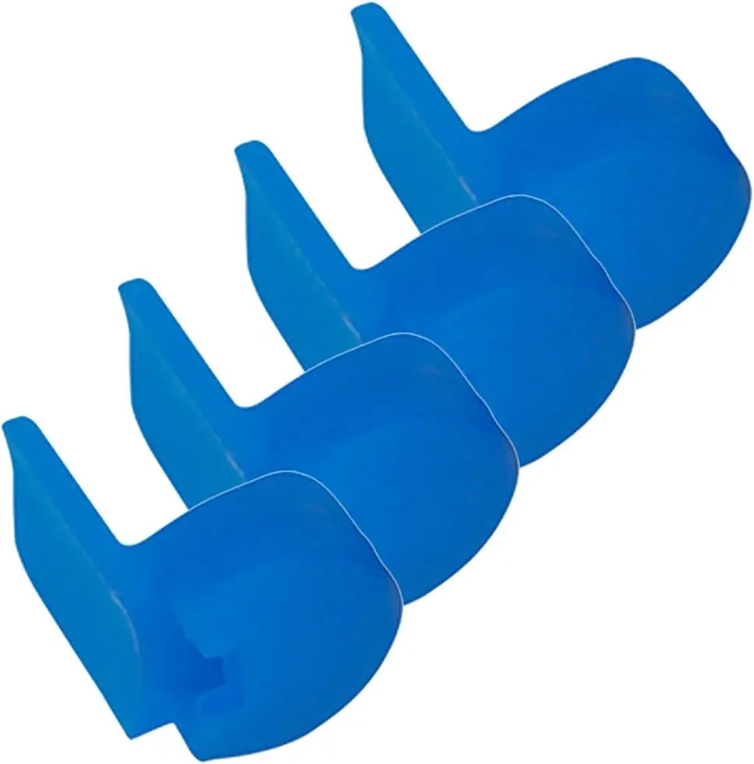 Clarinet Thumb Rest Cushion 20pcs Soft Silicone Clarinet Thumb Rest Cushion Long Handle Round Pad Accessories(Blue)